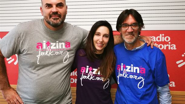 Patxi Villén, Raquel Navarro y Joseba Cabezas