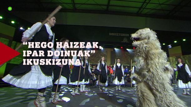 El espectáculo 'Hego haizeak, ipar doinuak' desde Doneztebe