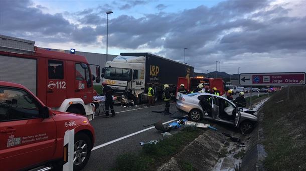 Accidente en Egües