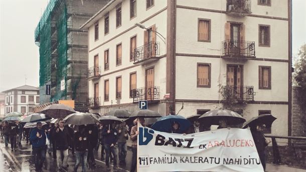 Araluceko langileen manifestazioa