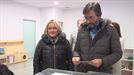 Mari Mar Blanco e Iñaki Oyarzábal votan juntos en Vitoria-Gasteiz