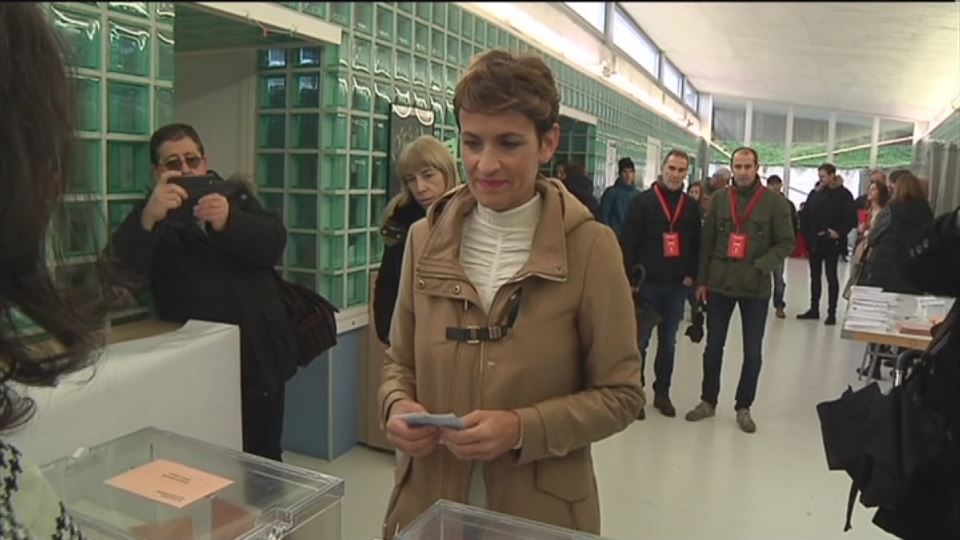 María Chivite, presidenta de Navarra