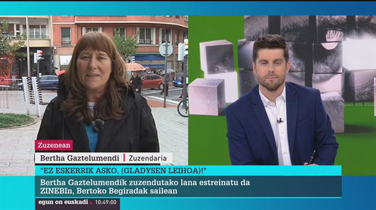 Bertha Gaztelumendi eta Iban Garate 'Egun On Euskadi' saioan