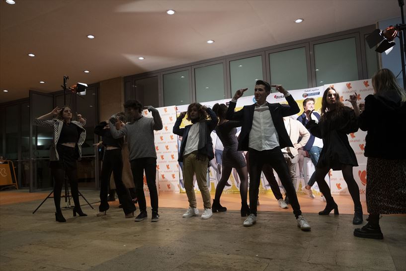 'Go!azen'en aurrestreinaldia Kursaalen. (Argazkia: EiTB)