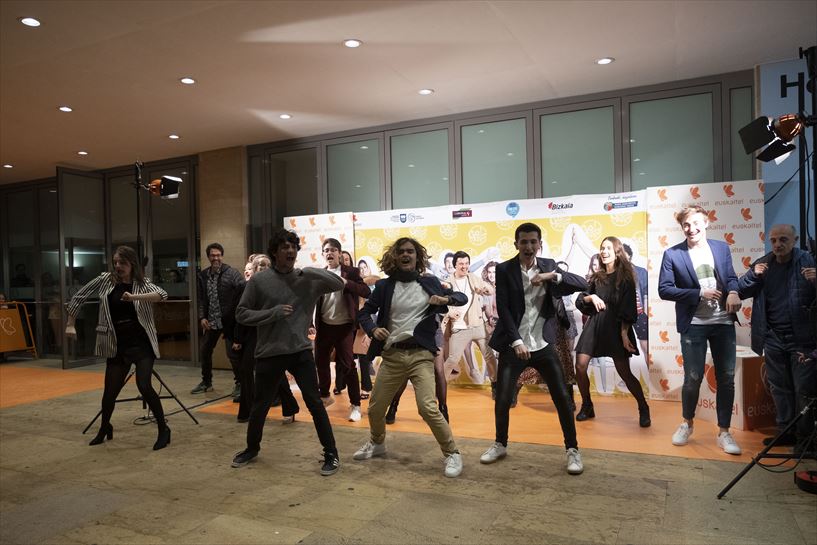 'Go!azen'en aurrestreinaldia Kursaalen. (Argazkia: EiTB)