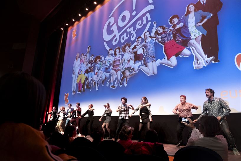 'Go!azen'en aurrestreinaldia Kursaalen. (Argazkia: EiTB)