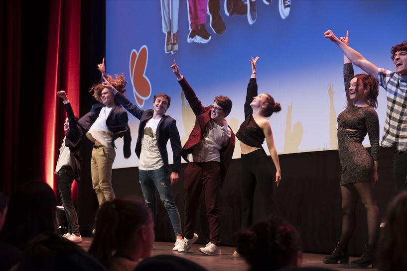 'Go!azen'en aurrestreinaldia Kursaalen. (Argazkia: EiTB)