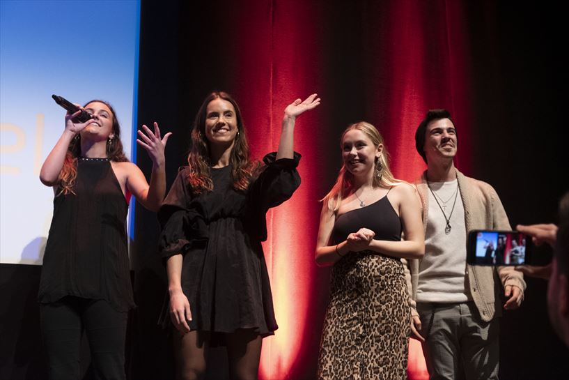 'Go!azen'en aurrestreinaldia Kursaalen. (Argazkia: EiTB)