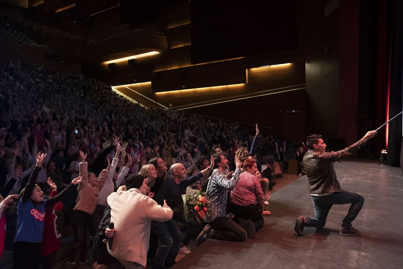 'Go!azen'en aurrestreinaldia Kursaalen. (Argazkia: EiTB)