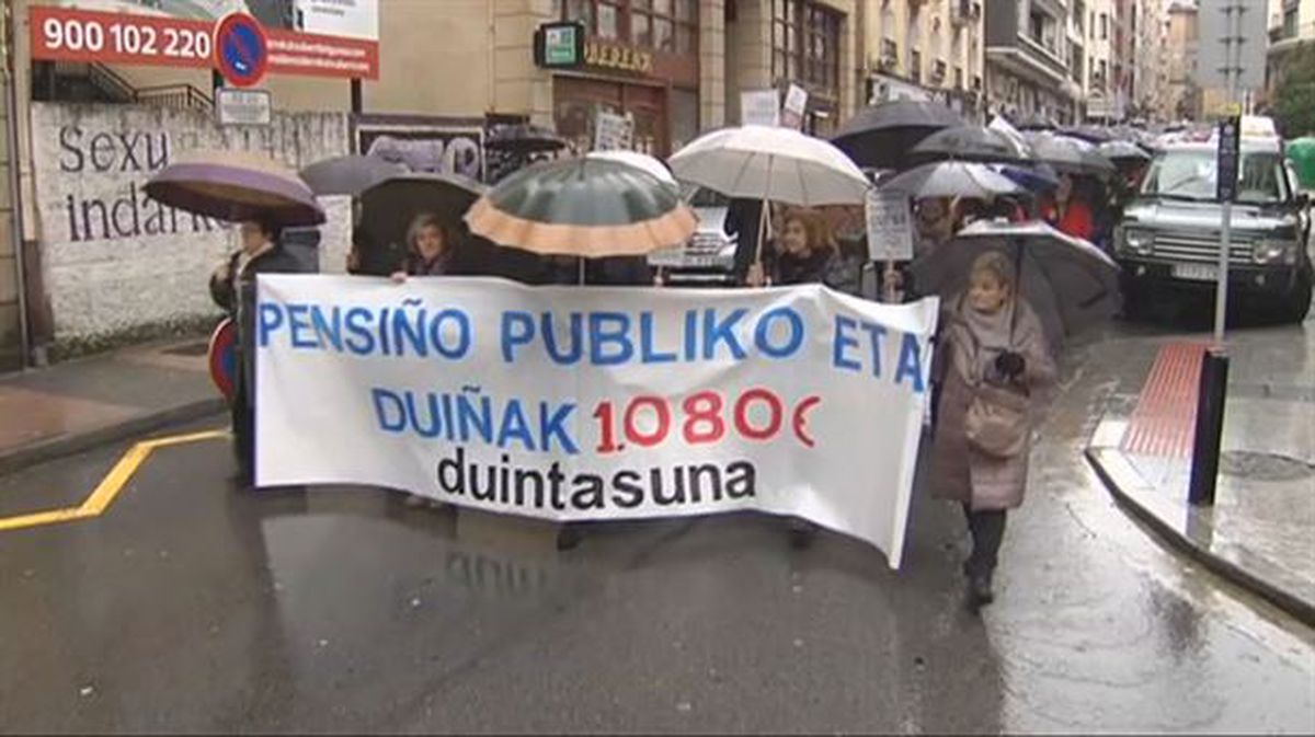 Eibar, punto de partida de las reivindicaciones de los pensionistas