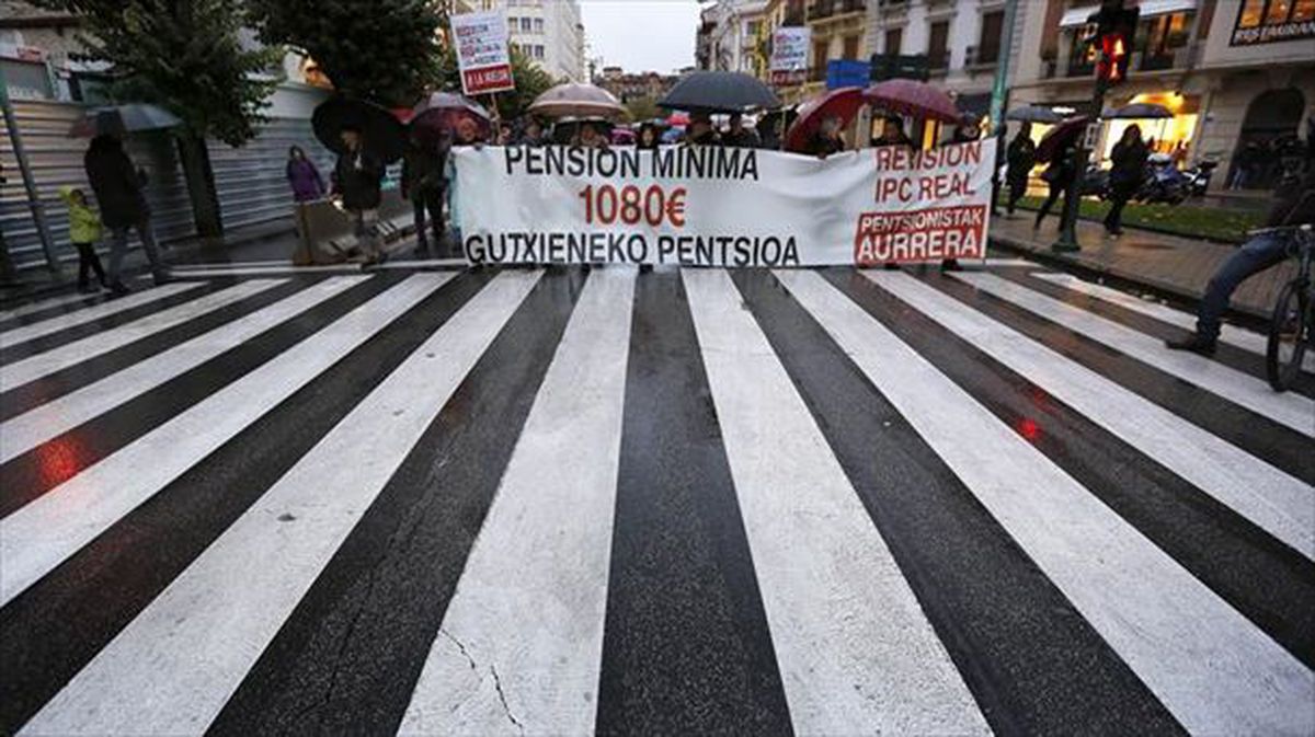 Manifestación de Pamplona. Foto: EFE