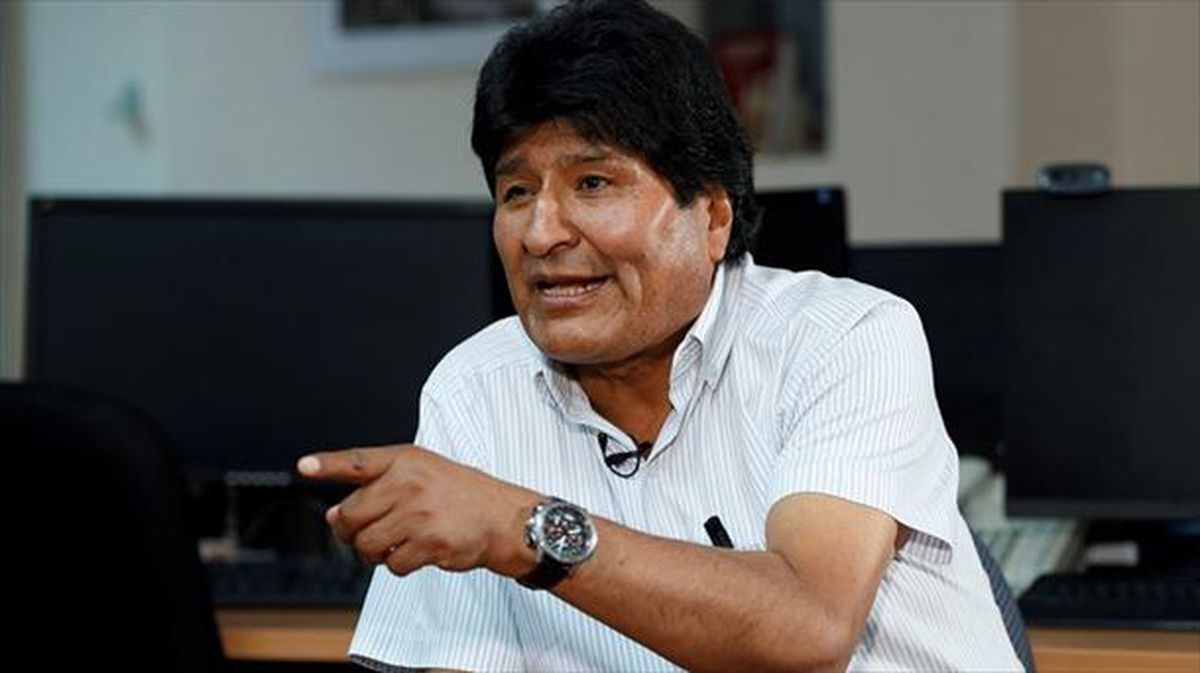 Evo Morales, Boliviako presidente ohia.