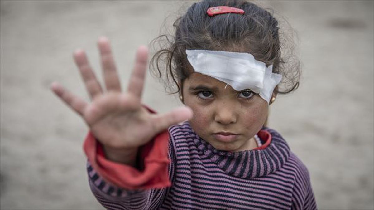 Una niña siria. Foto: Save The Children