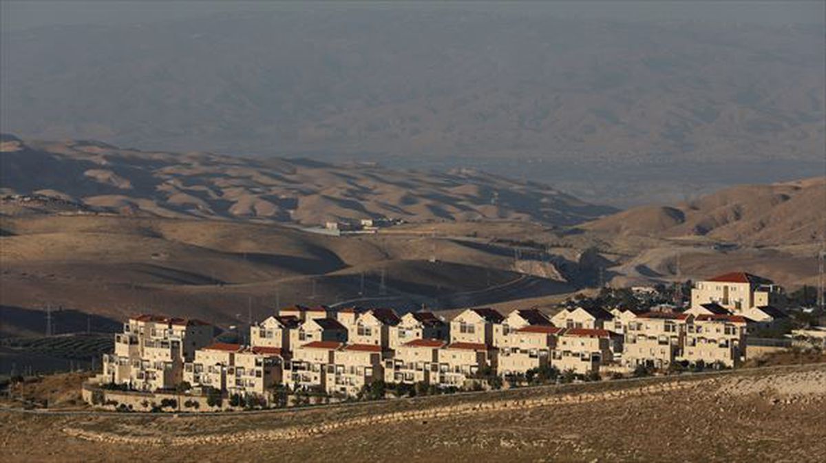 Una colonia israelí de Cisjordania.
