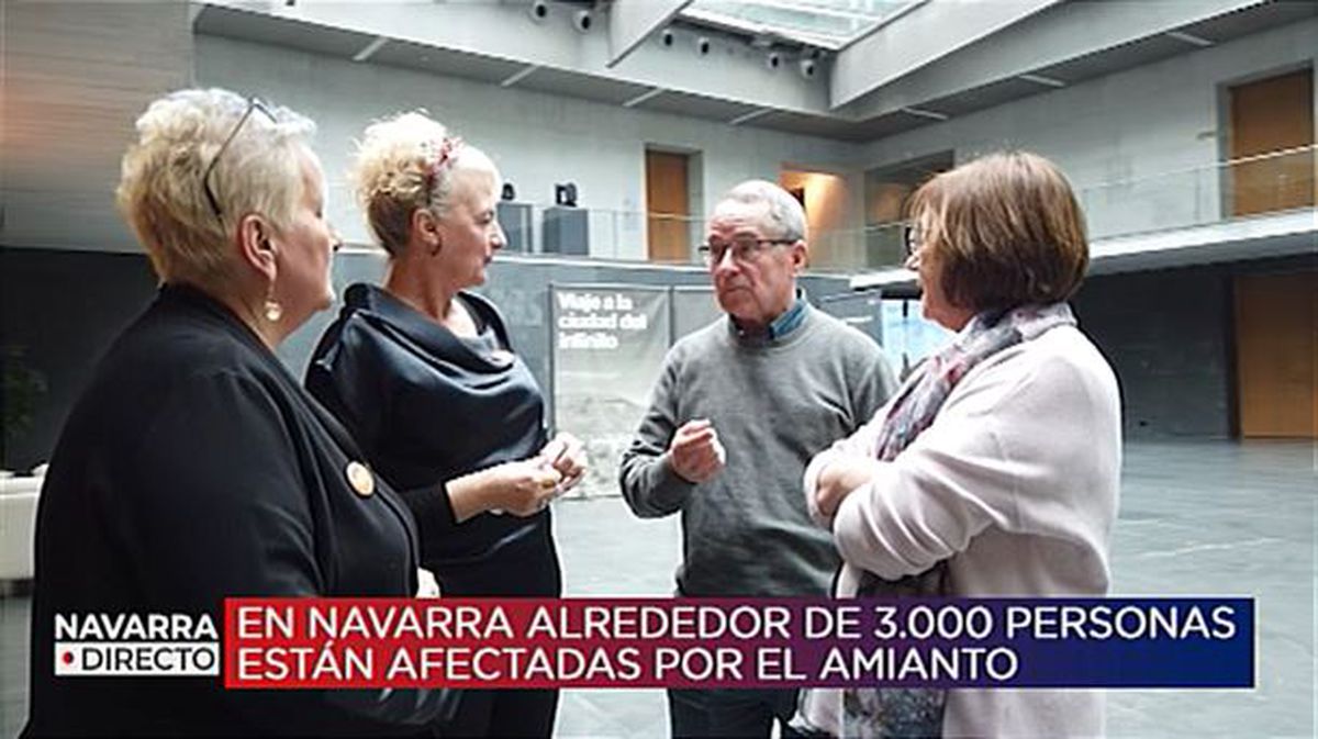 Afectados por amianto en Navarra
