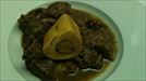 Carne de Ternera con su hueso cocinado en cazuela de baro al horno de leña, unas 3 horas, 20.11.19