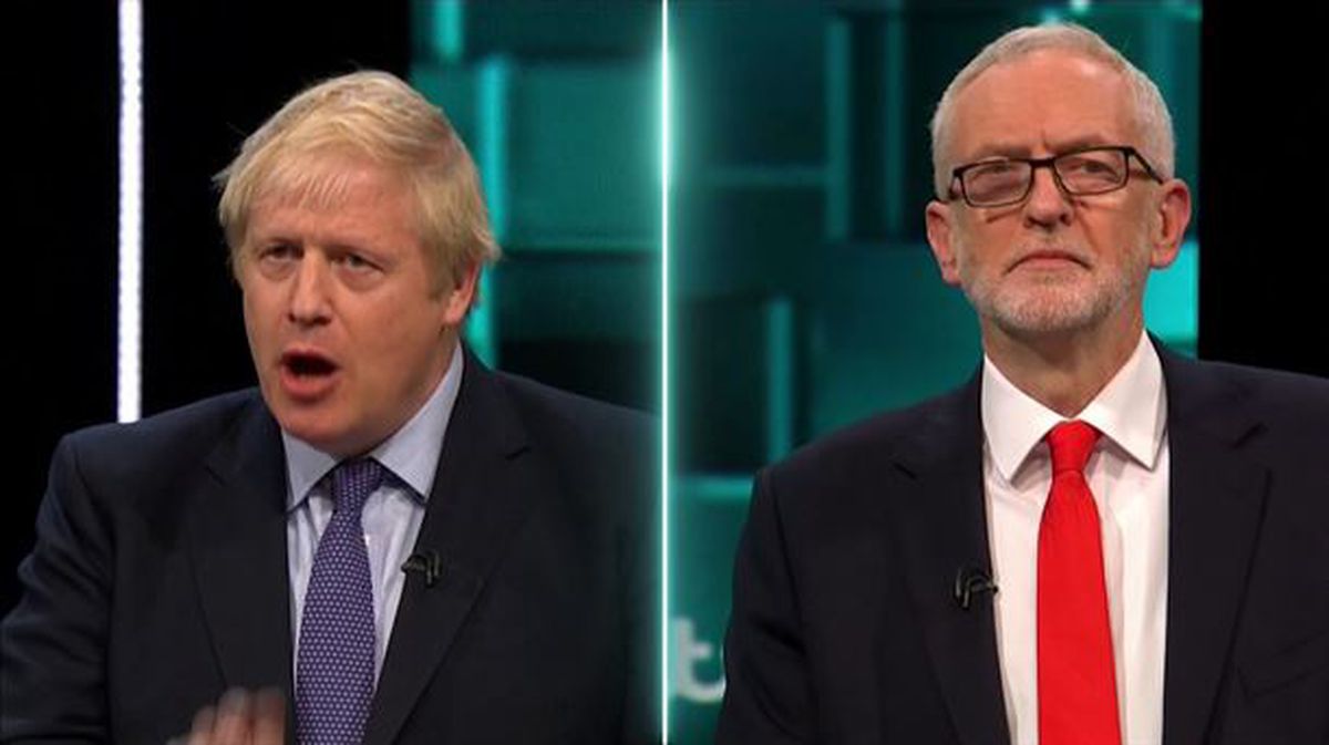 Boris Johnson y Jeremy Corbyn