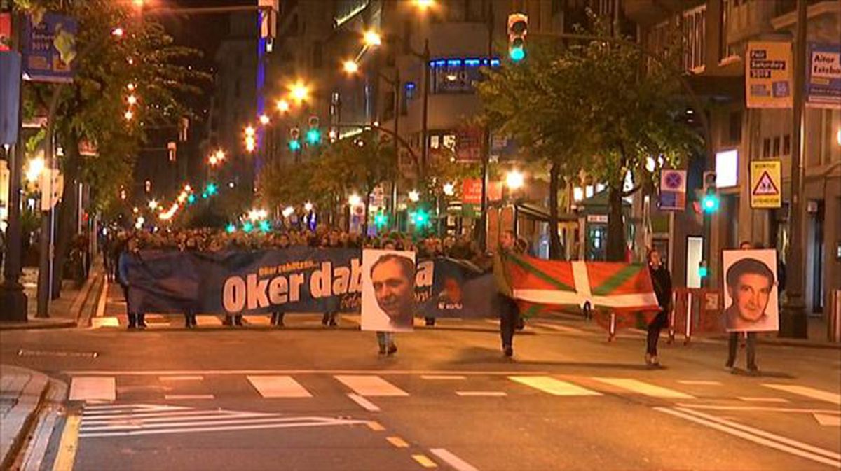 Manifestación en Bilbao / EiTB