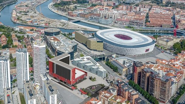 Horrelakoa izango da Bilbao Intermodalaren ingurua erabat amaitzen dutenean.