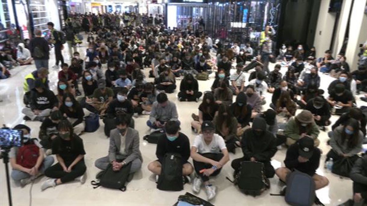 Protesta pacífica en Hong Kong / EiTB