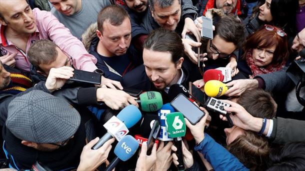 El líder de Podemos, Pablo Iglesias. Foto: Efe