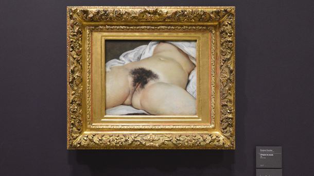 L Origine du Monde-Courbet-Orsay-cadre (Wikimedia) 