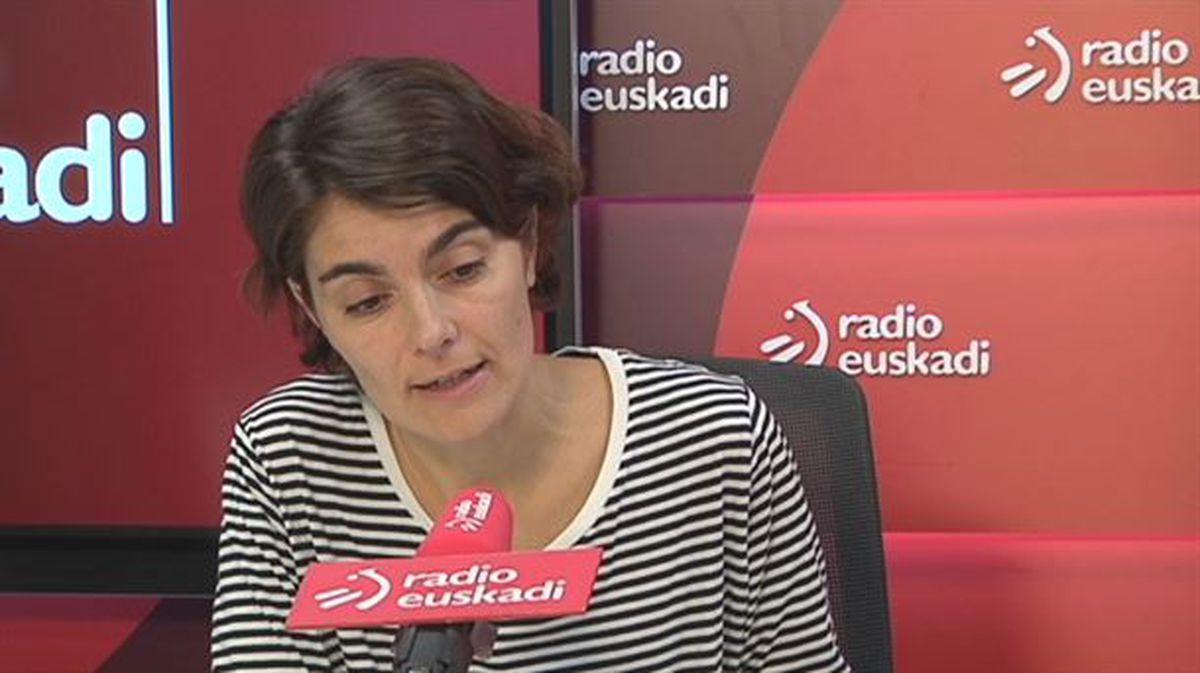 Rosa Martínez (Elkarrekin Podemos), en una imagen de archivo. Foto: EiTB. 