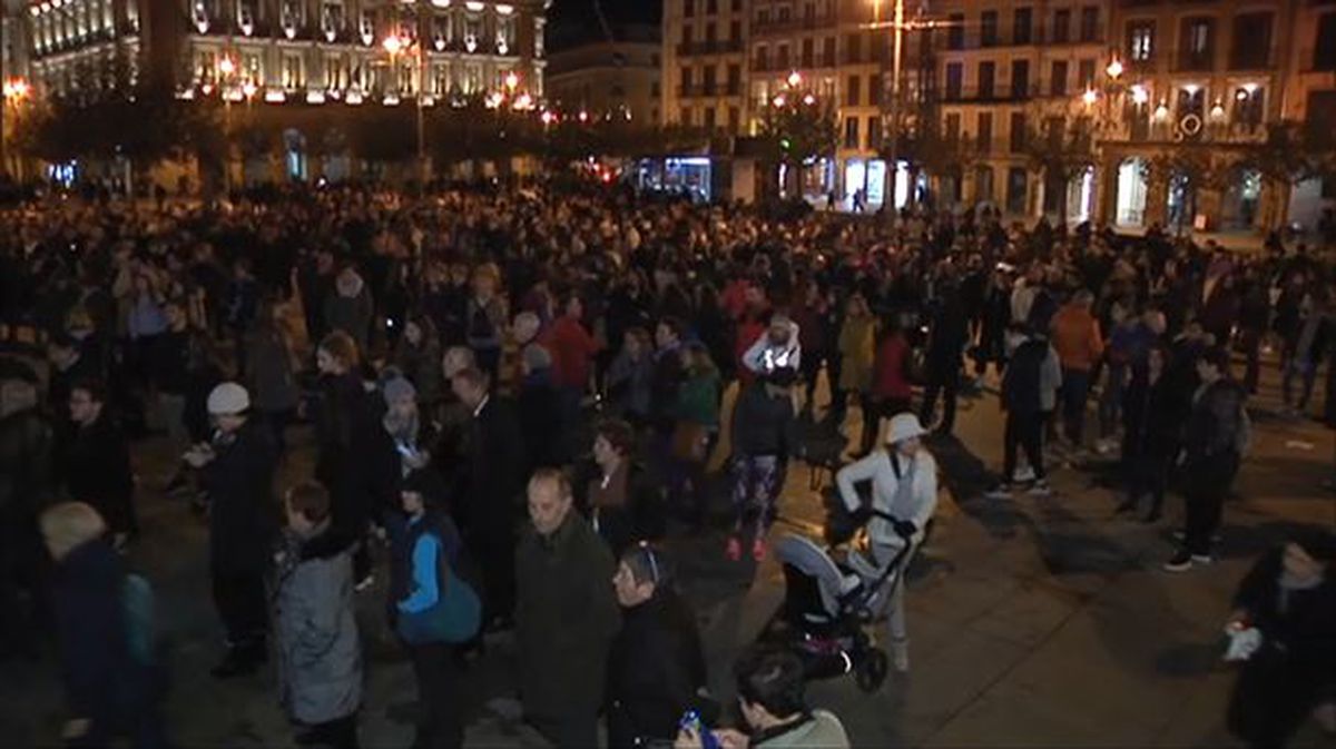 Manifestación en Pamplona / EiTB