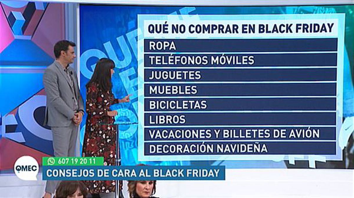 Ion Aramendi y Sara Muñoz hablando sobre el 'Black Friday'