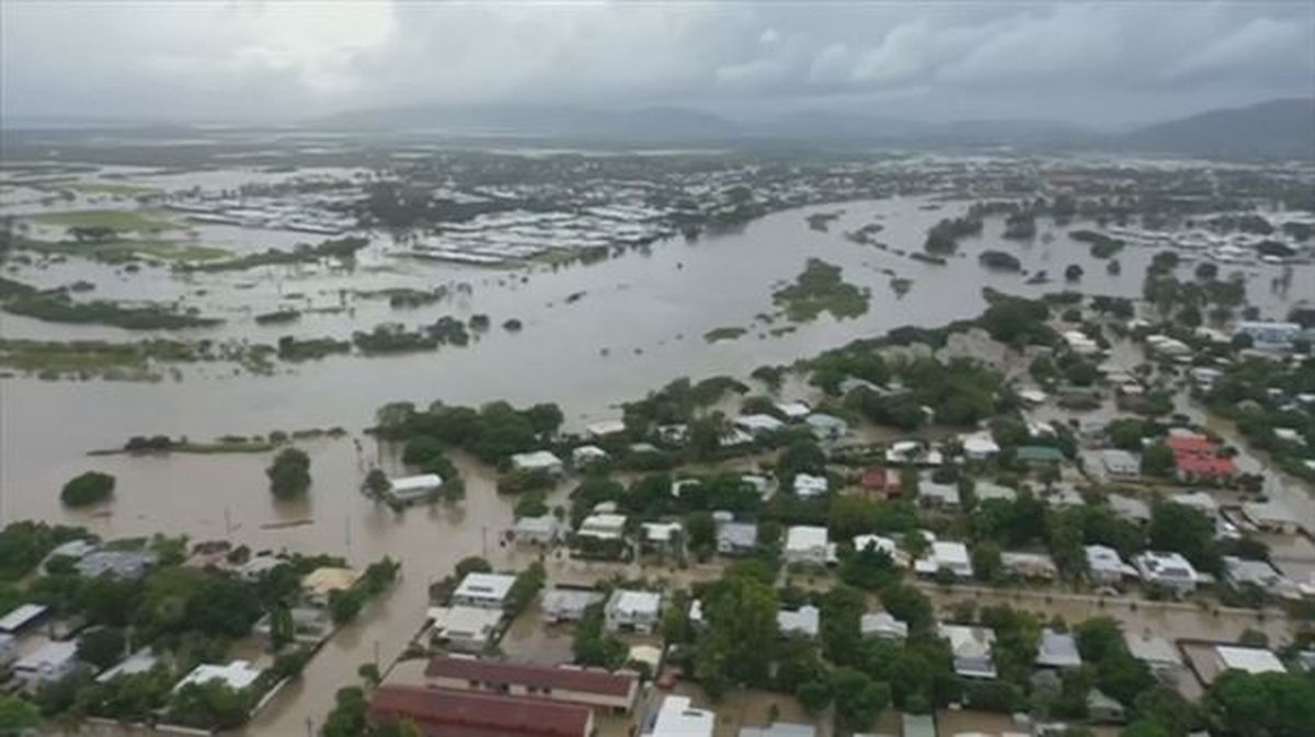 Imágenes aéreas del desastre provocado por inundaciones