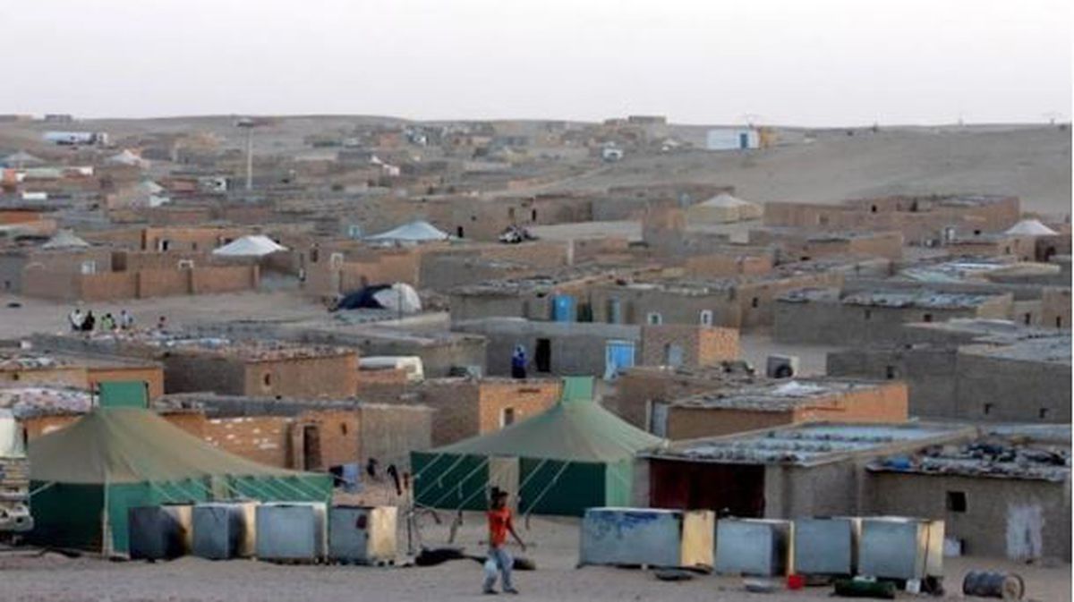 Campamento de refugiados saharahuis en Tinduf (Argelia).