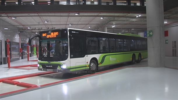 Bizkaibuseko autobus bat. Argazkia: EITB Media