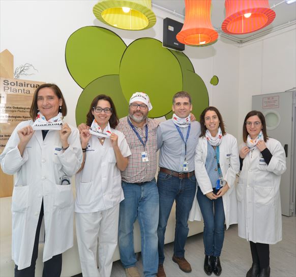 Gurutzetako haurren onkologiako taldea