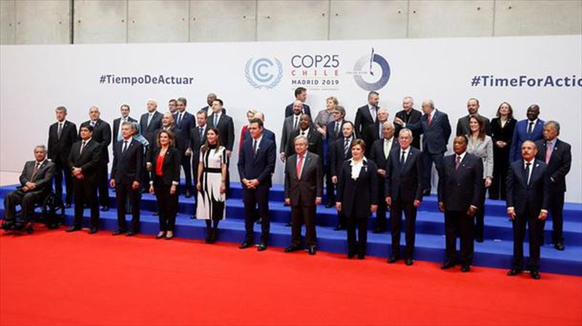Imagen de la cumbre mundial del clima en Madrid