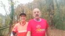 Esther y Karlos practican running con 'Lau teilatu'