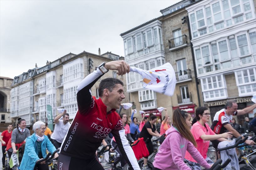 Vitoria-Gasteiz se une a EITB Maratoia con el spinning