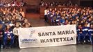 Santa Maria Ikastetxeak ere bidali du 'Lau Teilatu'ren bertsioa