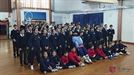 Olentzerorekin batera abestu dute 'Lau Teilatu' St. George School-ekoek