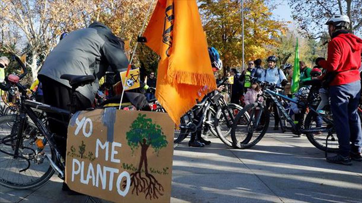 Manifestación celebrada en Madrid en el marco de la Cumbre Social por el Clima. Foto: EFE