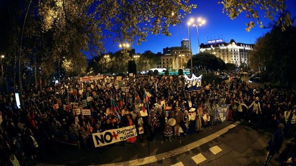 Joan den ostiralean Madrilen izandako Klimaren aldeko Martxa