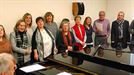 El obispo de Bilbao y las personas de organismos diocesianos se han animado a cantar
