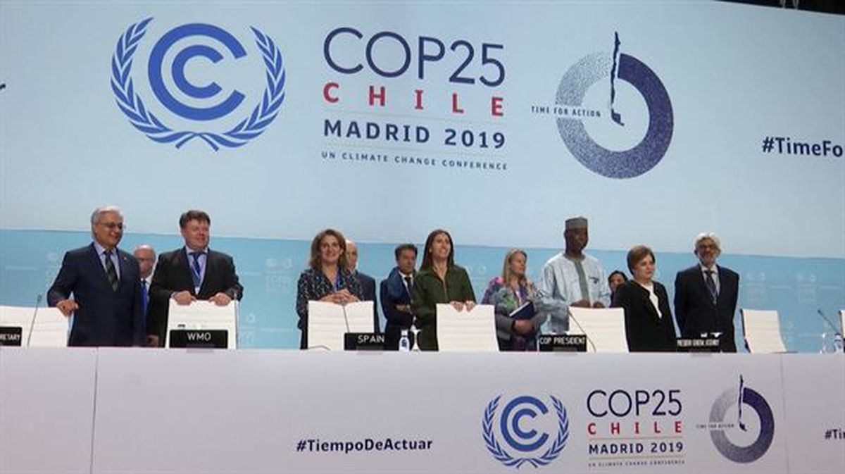 Karbono merkatua erregulatzeko negoziazioak hasi dira Madrileko Klimaren Goi-bileran