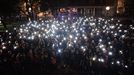 Usansoloko herritarrak kalera atera dira 'Lau Teilatu' abestera