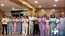 La Clínica de la Asunción también se ha animado a cantar 'Lau Teilatu'