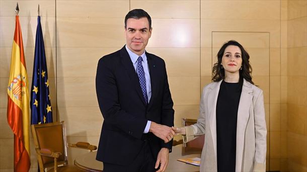 Sánchez y Arrimadas, en una imagen de archivo. Foto: Efe