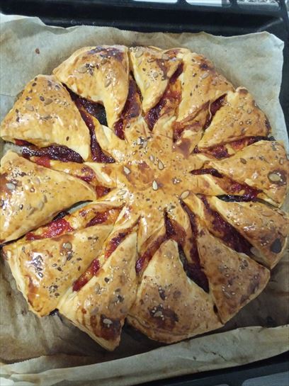 16.12.2019,Belon, Hojandre con pimientos caramelizados