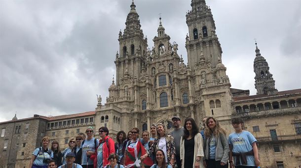 Personas sordociegas de FESOCE culminan el Camino de Santigo 