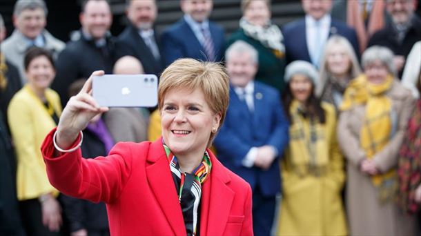 Nicola Sturgeon, la ministra principal de Escocia. 