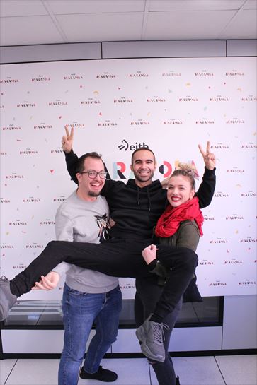 Alexander Padilla, Alain Perez eta Ainhoa Etxebarria