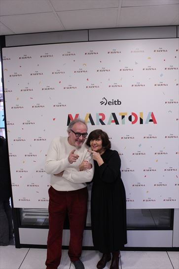 Ane Gabarain eta Ramon Roteta